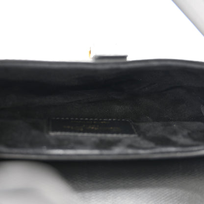 Christian Dior Grained Calfskin Mini Saddle Bag Black 5 of 10