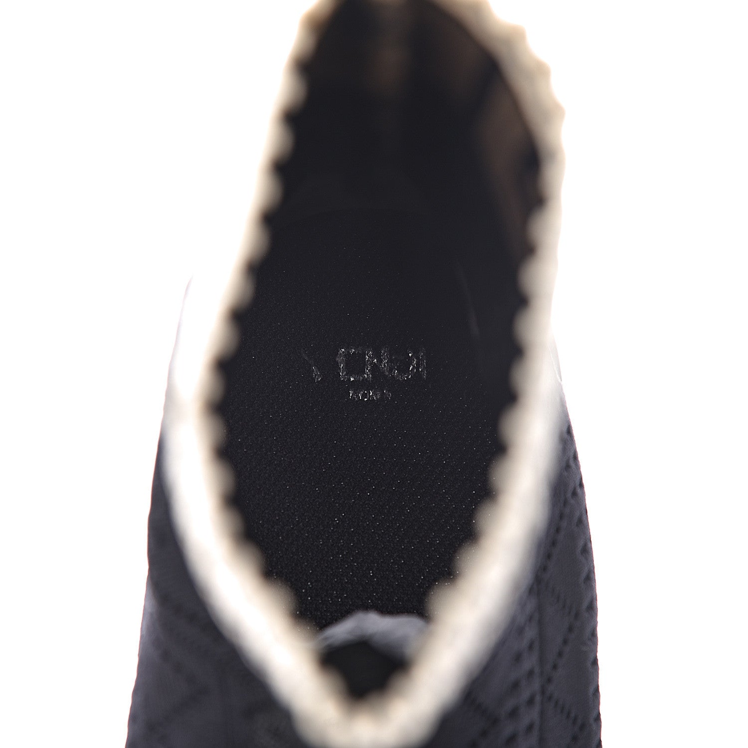 Fendi Stretch Knit Jacquard FF Sock Sneakers 38 Black 6 of 9