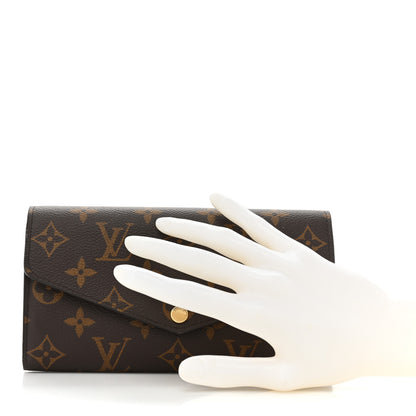 Louis Vuitton Monogram Sarah Wallet NM Coquelicot 2 of 15