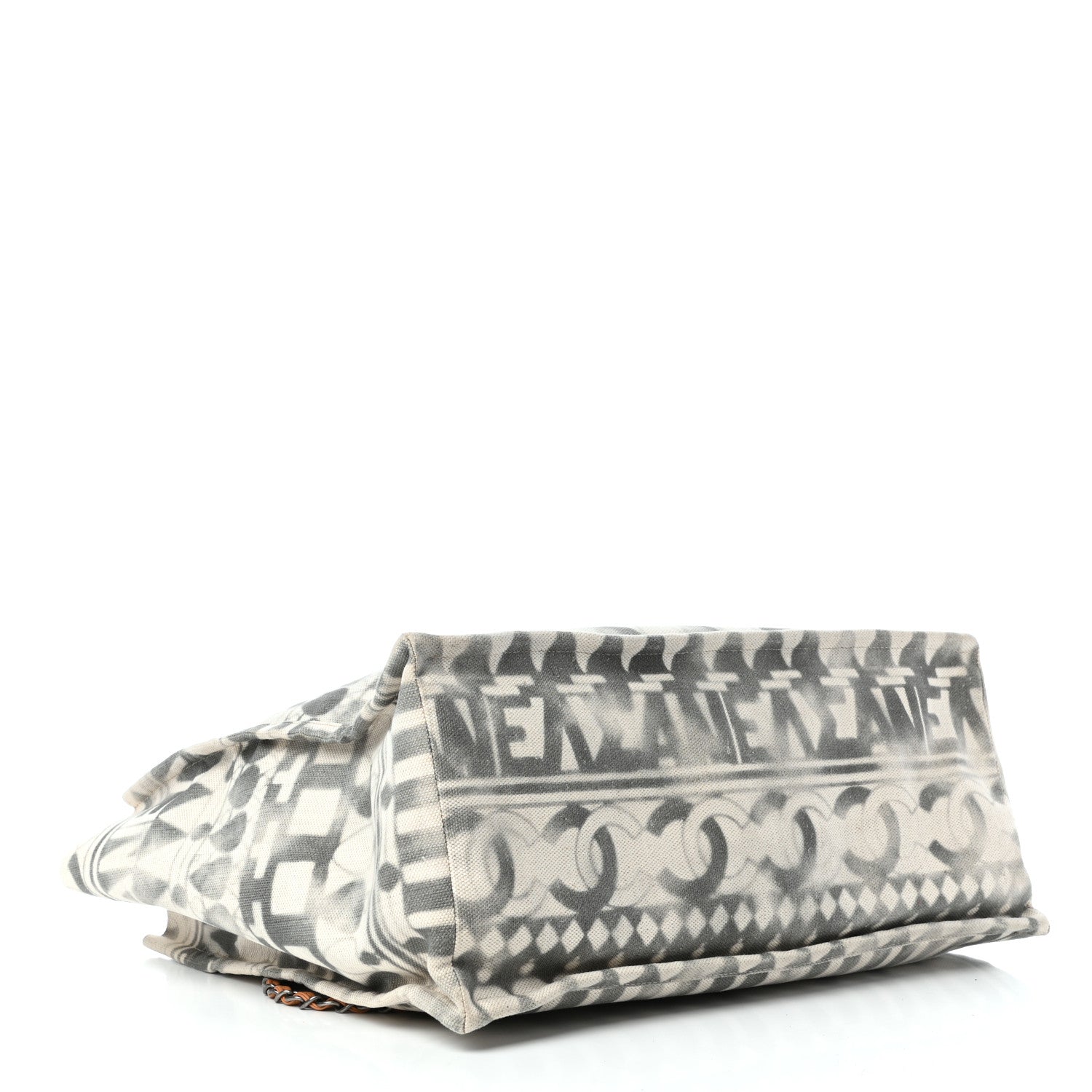 Chanel Canvas Large Iliad Shopping Tote Beige 4 of 10