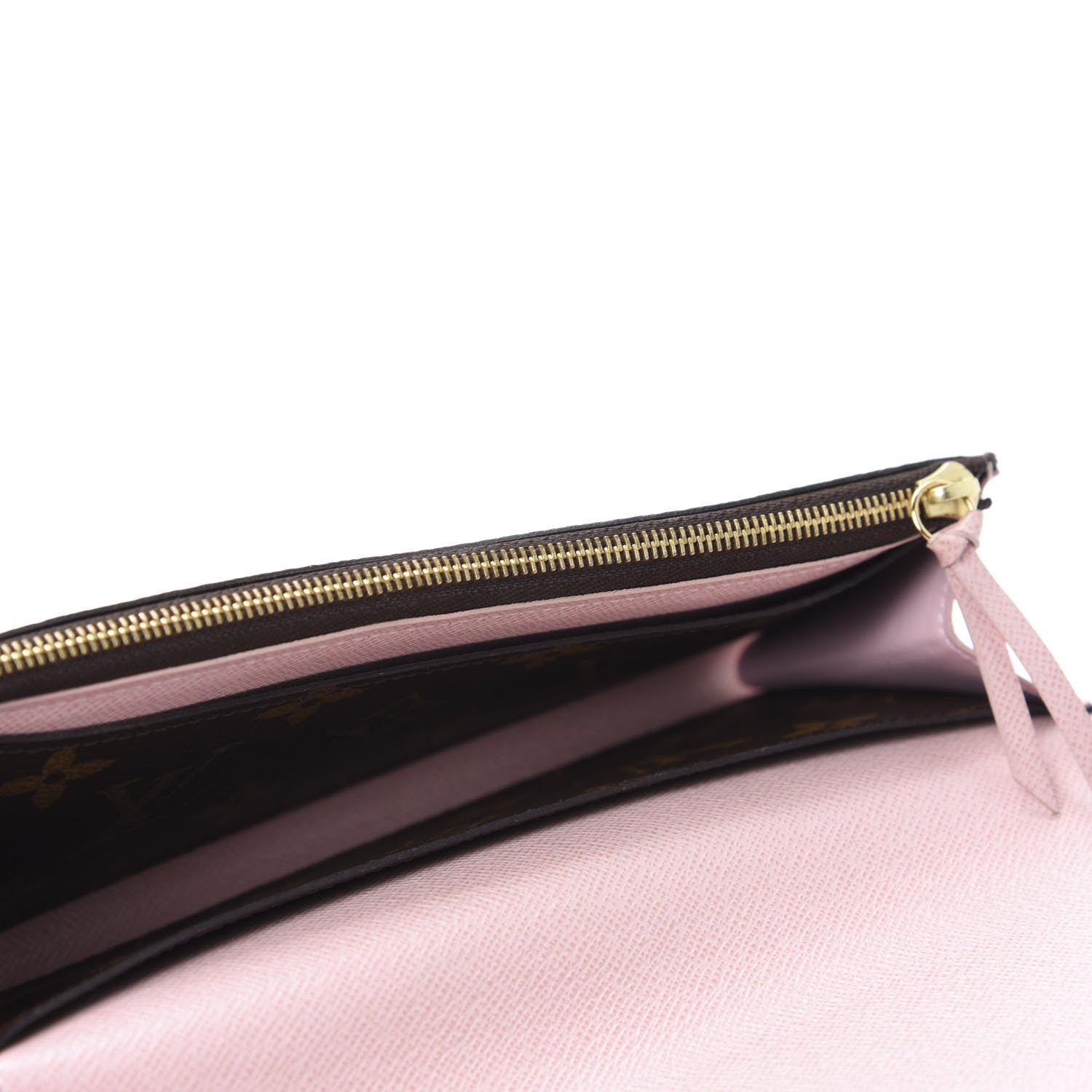 Louis Vuitton Monogram Emilie Wallet Rose Ballerine 5 of 7