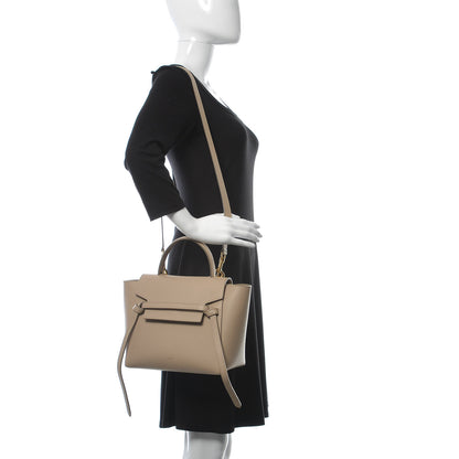 Celine Grained Calfskin Micro Belt Bag Light Taupe 2 of 8
