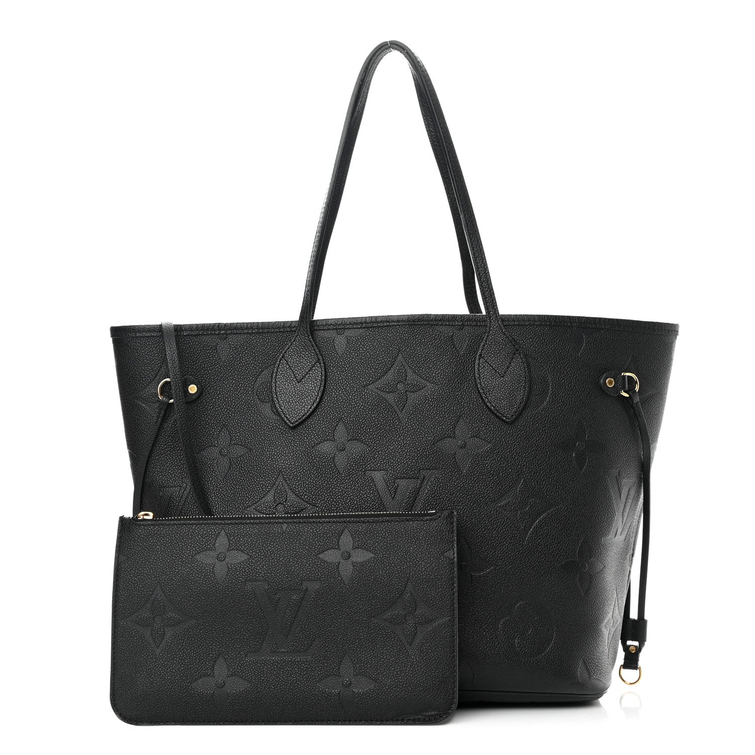Louis Vuitton Empreinte Monogram Giant Neverfull MM Black 1 of 13