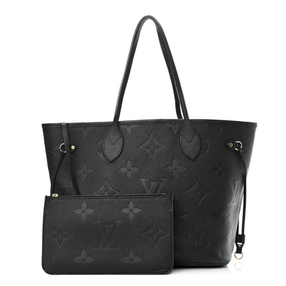 Louis Vuitton Empreinte Monogram Giant Neverfull MM Black 1 of 13