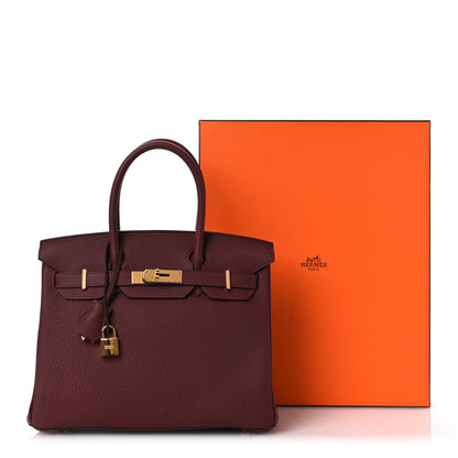 Hermes Togo Birkin 30 Rouge H 11 of 11