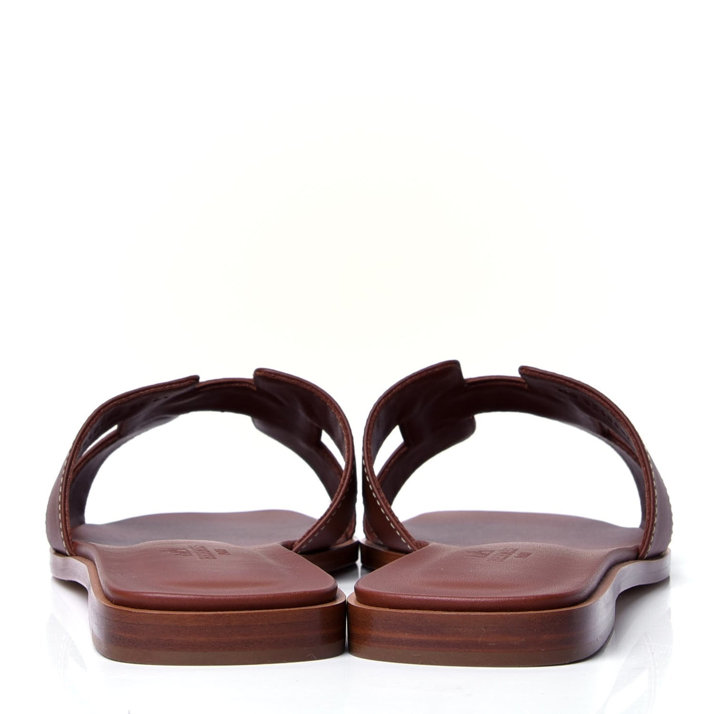 Box Calfskin Oran Sandals 38 Gold