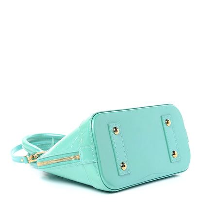 Louis Vuitton Vernis Alma BB Blue Lagon 4 of 9