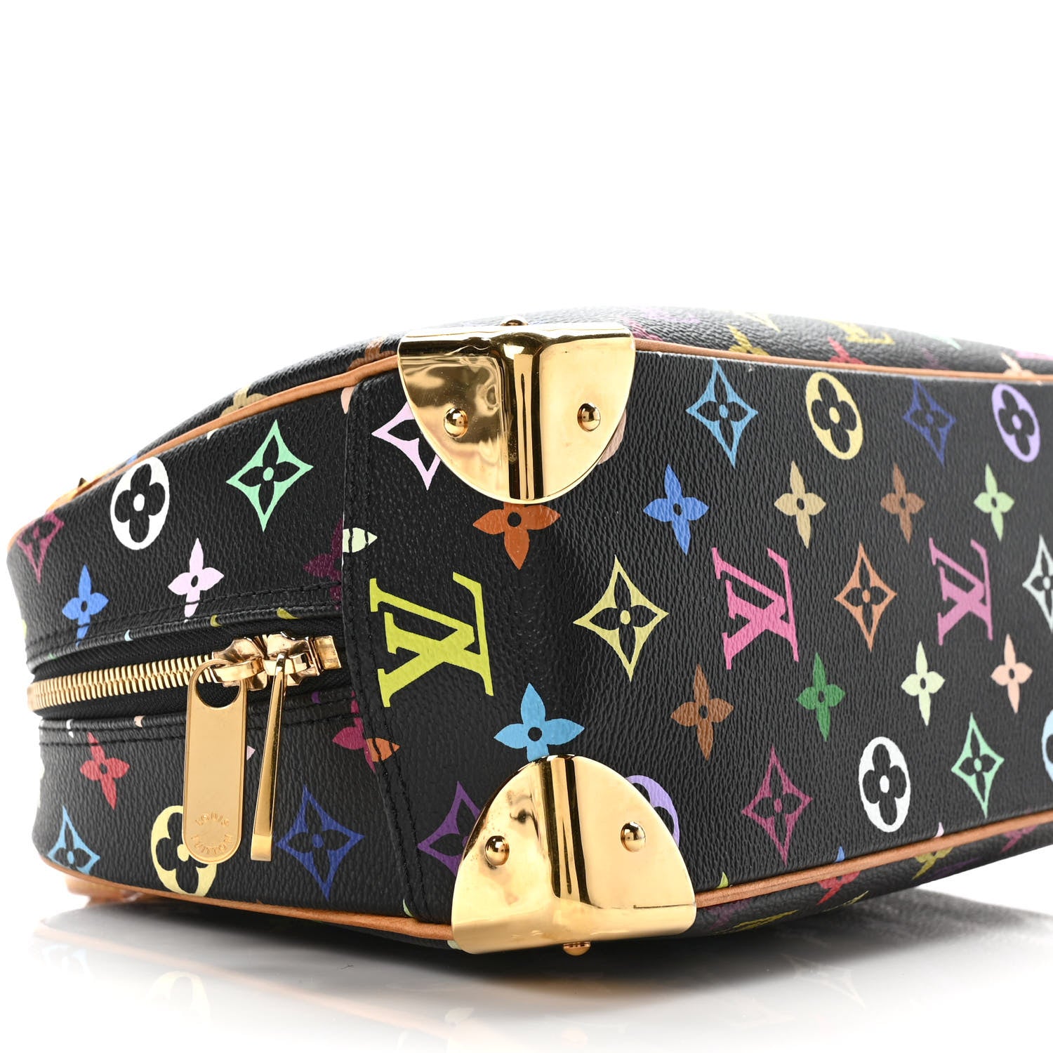Louis Vuitton Monogram Multicolor Trouville Black 7 of 8