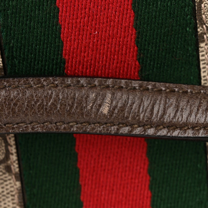 Gucci GG Supreme Monogram Web Medium Ophidia Tote Bag Brown 17 of 17