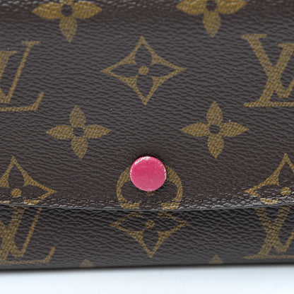 Louis Vuitton Monogram Emilie Wallet Fuchsia 11 of 11