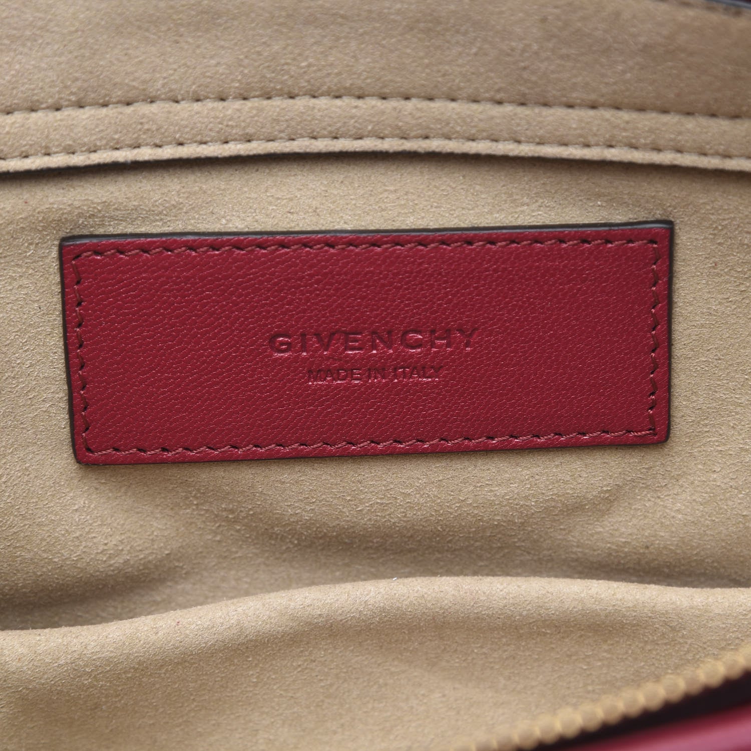 Givenchy Goatskin Suede Cross 3 Crossbody Bag Fig Pink Cherry 6 of 10