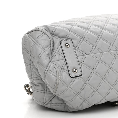 Marc Jacobs Calfskin Quilted Stam Grey 5 of 14