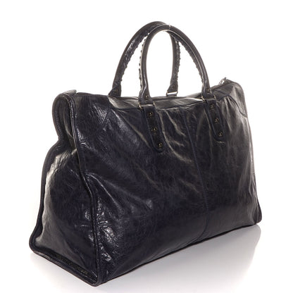 Balenciaga Chevre Classic Hardware Weekender Ink 3 of 11