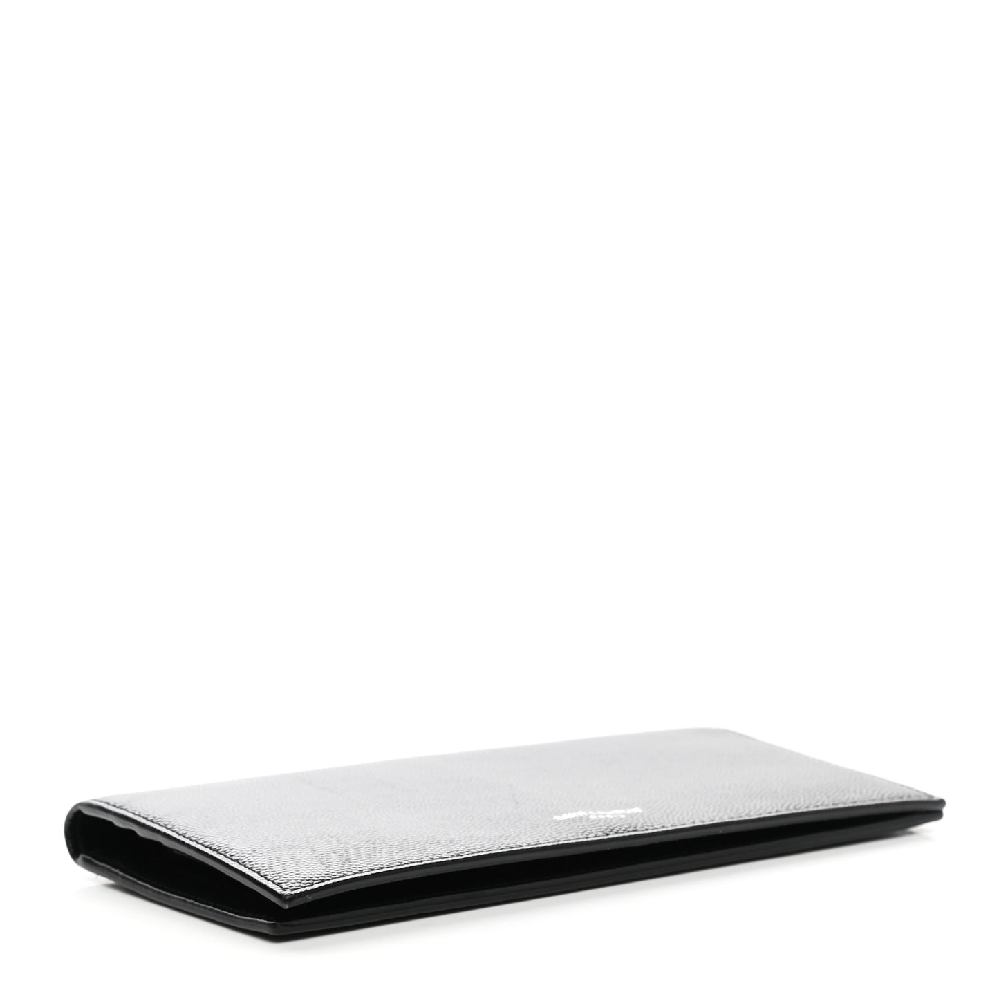 Grain De Poudre Foldover Logo Wallet Black