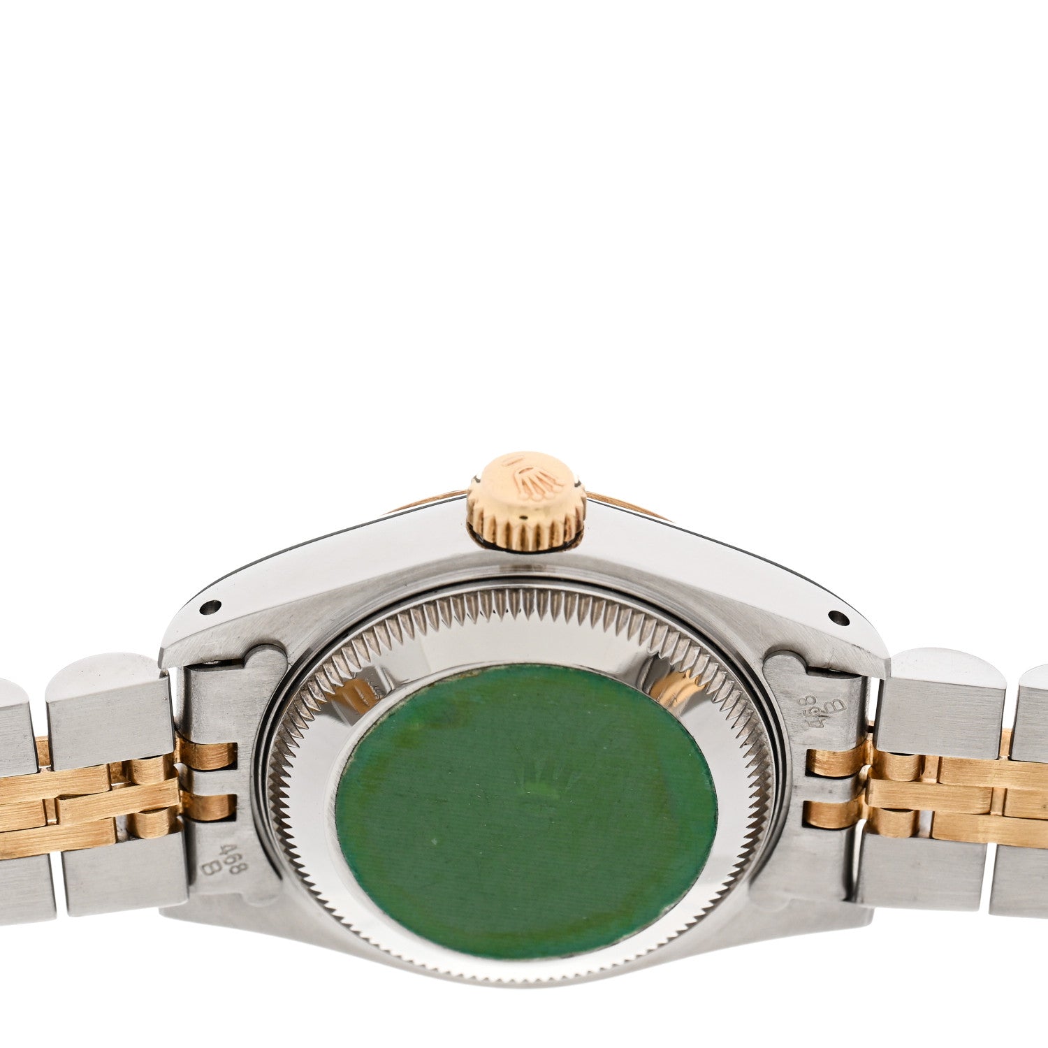 Rolex Stainless Steel 18K Yellow Gold Diamond 26mm Oyster Perpetual Datejust Watch Champagne 69173 4 of 4