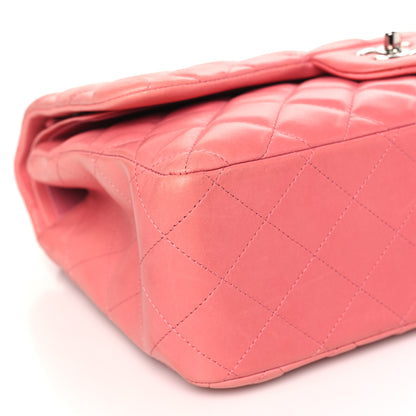 Chanel Lambskin Quilted Jumbo Double Flap Pink 9 of 10