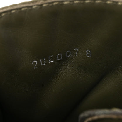 Prada Spazzolato Rois Re-Nylon Metal Triangle Logo Mens Monolith Pouch Pocket 55mm Boots 8 Militare 9 of 14