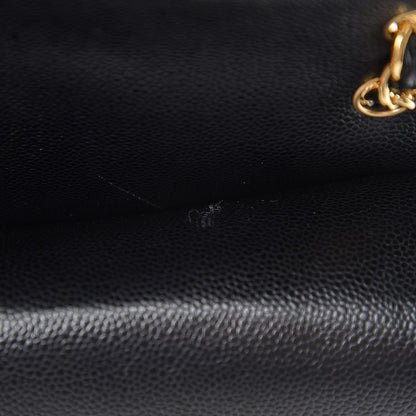 Chanel Caviar Quilted Jumbo Double Flap Black 9 of 11