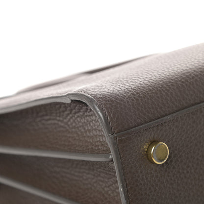 Saint Laurent Grained Calfskin Small Sac De Jour Earth 12 of 18