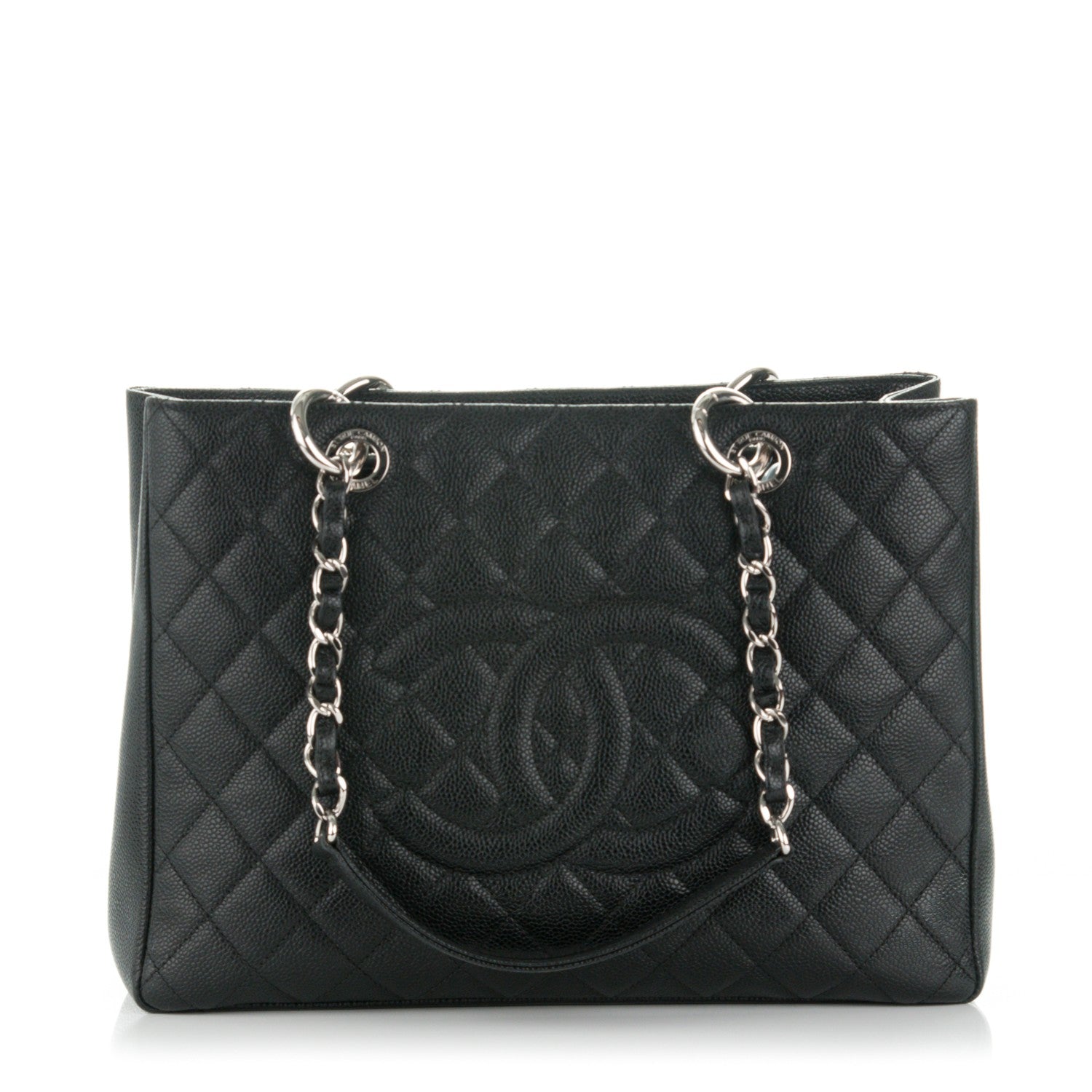 Chanel Caviar Quilted Grand Shopping Tote GST Black 1 of 30