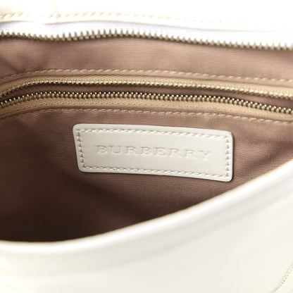 Burberry Patent Calfskin Crossbody Bag White 8 of 11