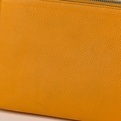 MCM Grained Calfskin Milla Double Crossbody Bag Golden Mango 12 of 14