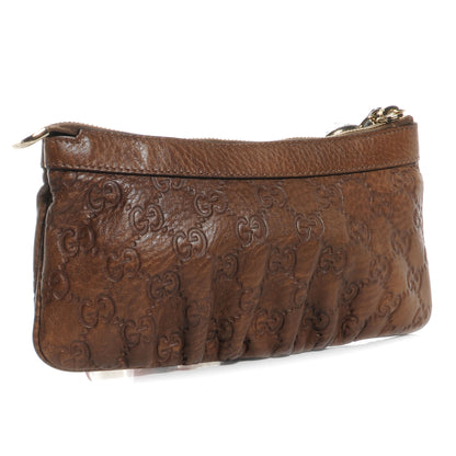 Gucci Guccissima New Britt Wristlet Brown 3 of 7