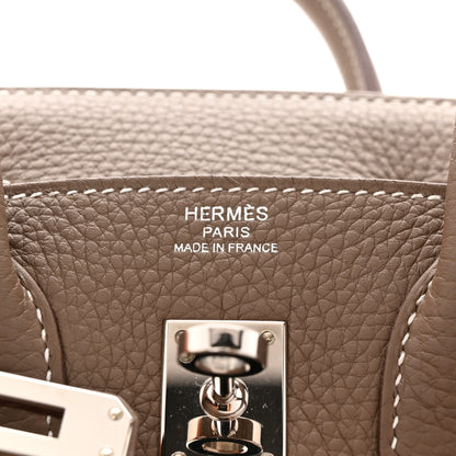 Hermes Togo Birkin 25 Etoupe 6 of 12
