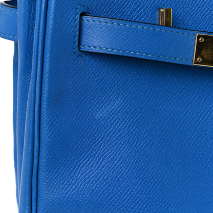 Hermes Courchevel Birkin 35 Bleu France 34 of 66