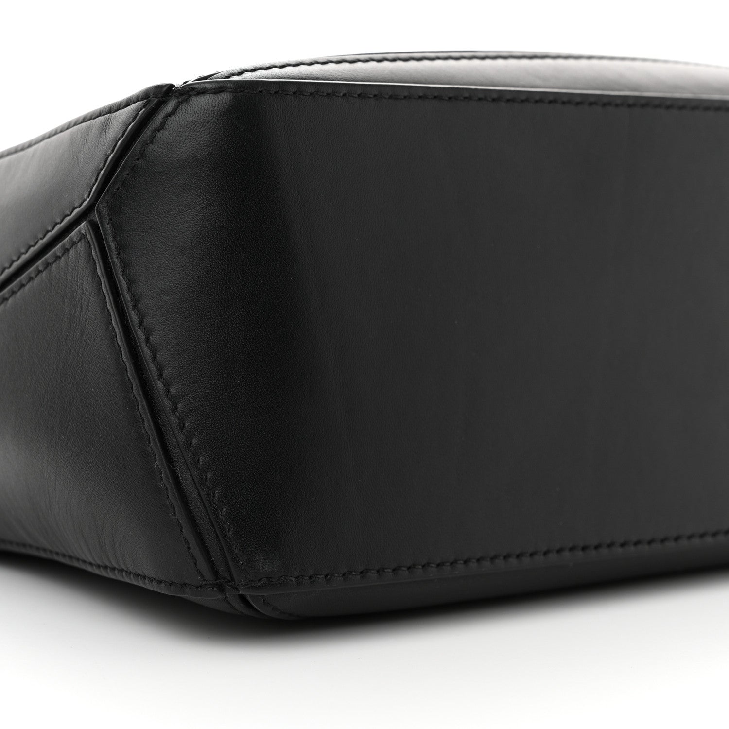 Loewe Satin Calfskin Small Puzzle Bag Black 8 of 11