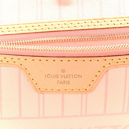 Louis Vuitton Damier Azur Neo Neverfull GM Rose Ballerine 7 of 9