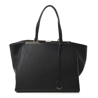 Fendi Vitello Elite Large 3Jours Tote Black 1 of 9