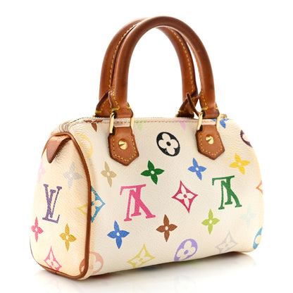 Louis Vuitton Monogram Multicolor Mini Sac HL Speedy White 3 of 9