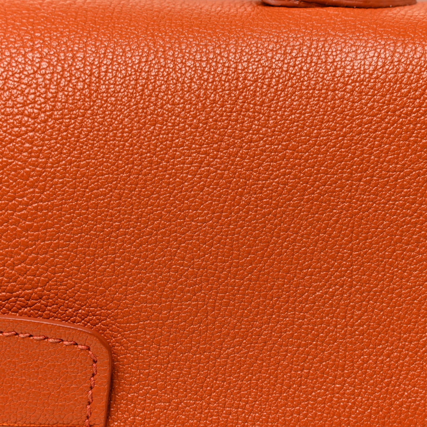 Miu Miu Goatskin Madras Shoulder Bag Papaya 6 of 13