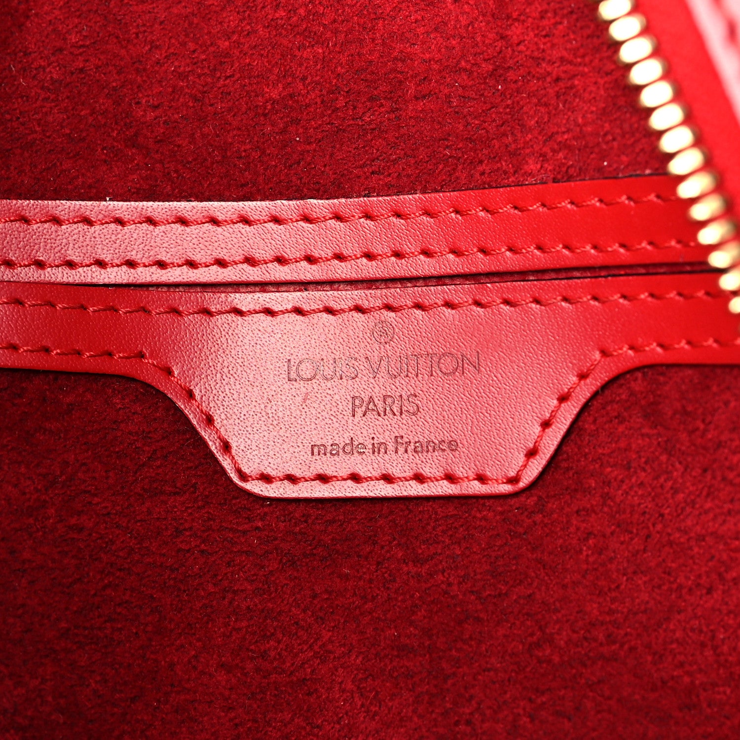 Louis Vuitton Epi Mabillon Backpack Castillan Red 6 of 14