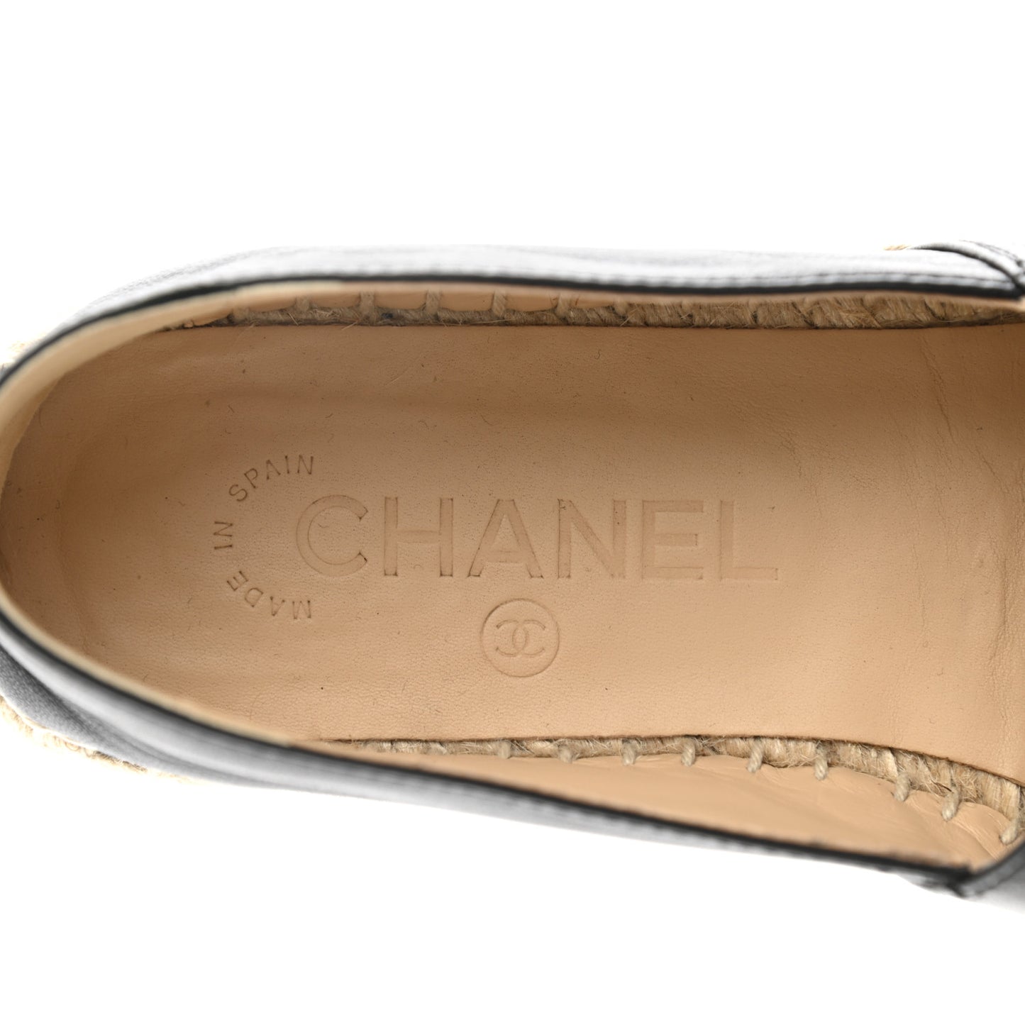 Lambskin CC Espadrilles 36 Black