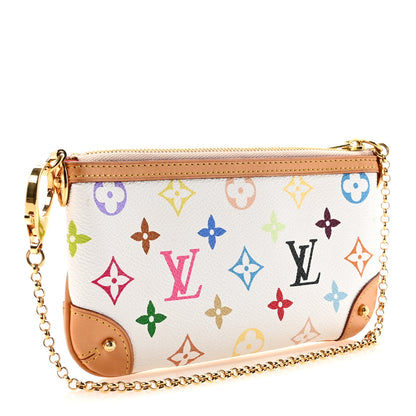 Louis Vuitton Monogram Multicolor Pochette Milla MM White 3 of 9