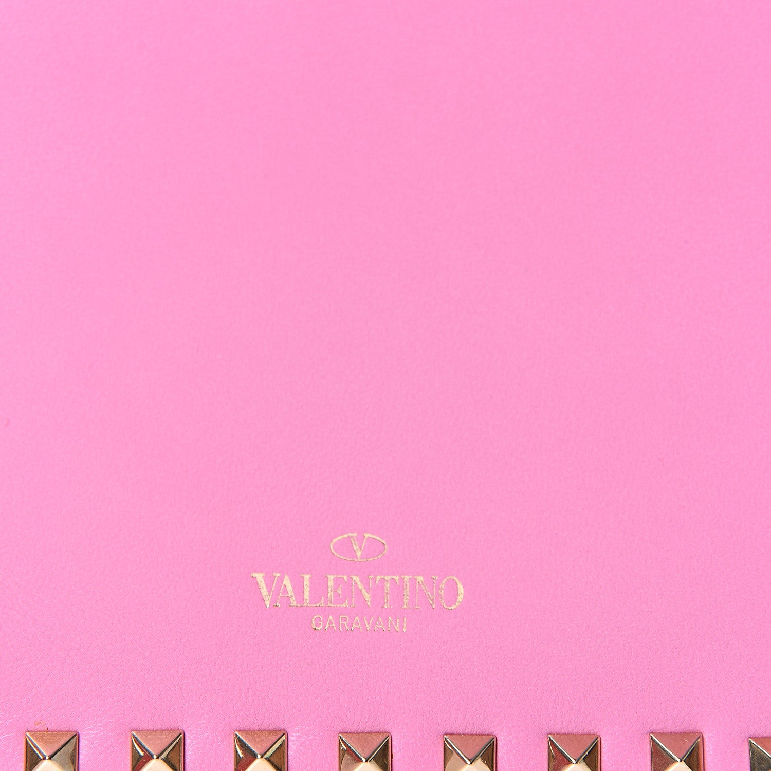 Valentino Garavani Nappa Rockstud Wristlet Clutch Ninphea 7 of 9