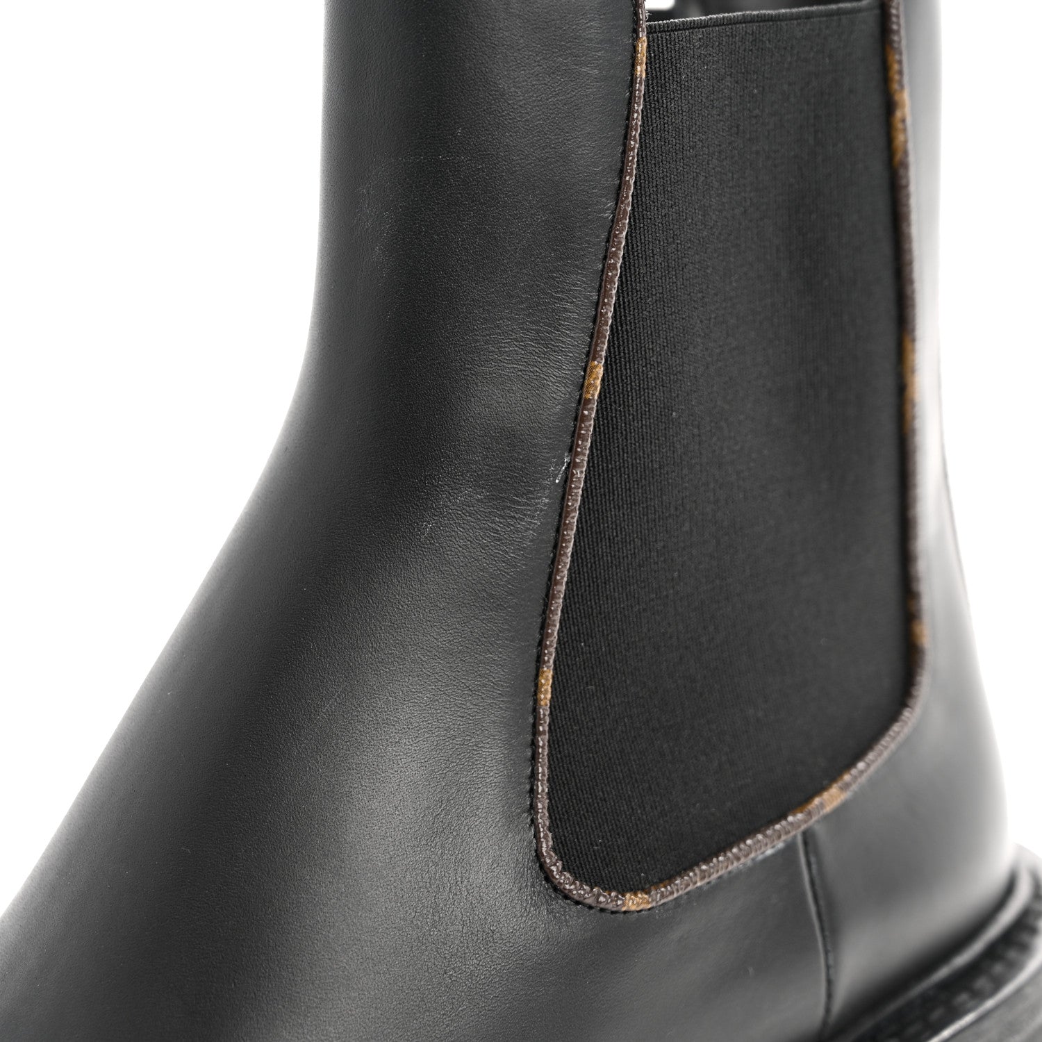 Louis Vuitton Calfskin Monogram Beaubourg Ankle Boots 39 Black 11 of 13