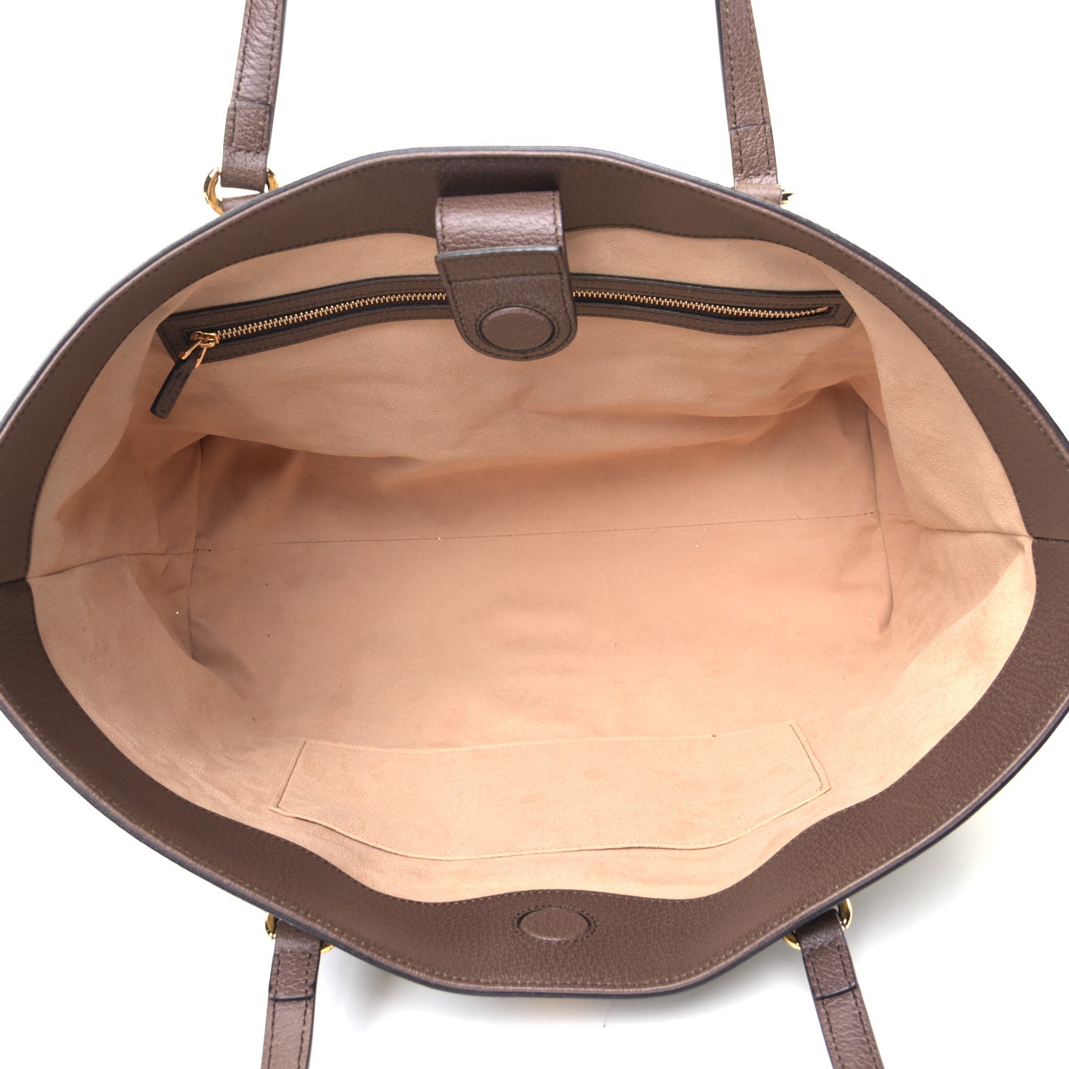 Gucci GG Supreme Monogram Medium Ophidia Shopping Tote Brown 4 of 5