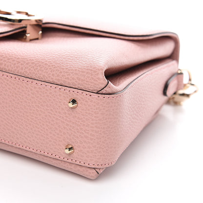 Gucci Dollar Calfskin Interlocking G Top Handle Shoulder Bag Soft Pink 8 of 8