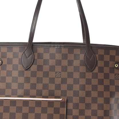 Louis Vuitton Damier Ebene Neo Neverfull MM Rose Ballerine 8 of 10
