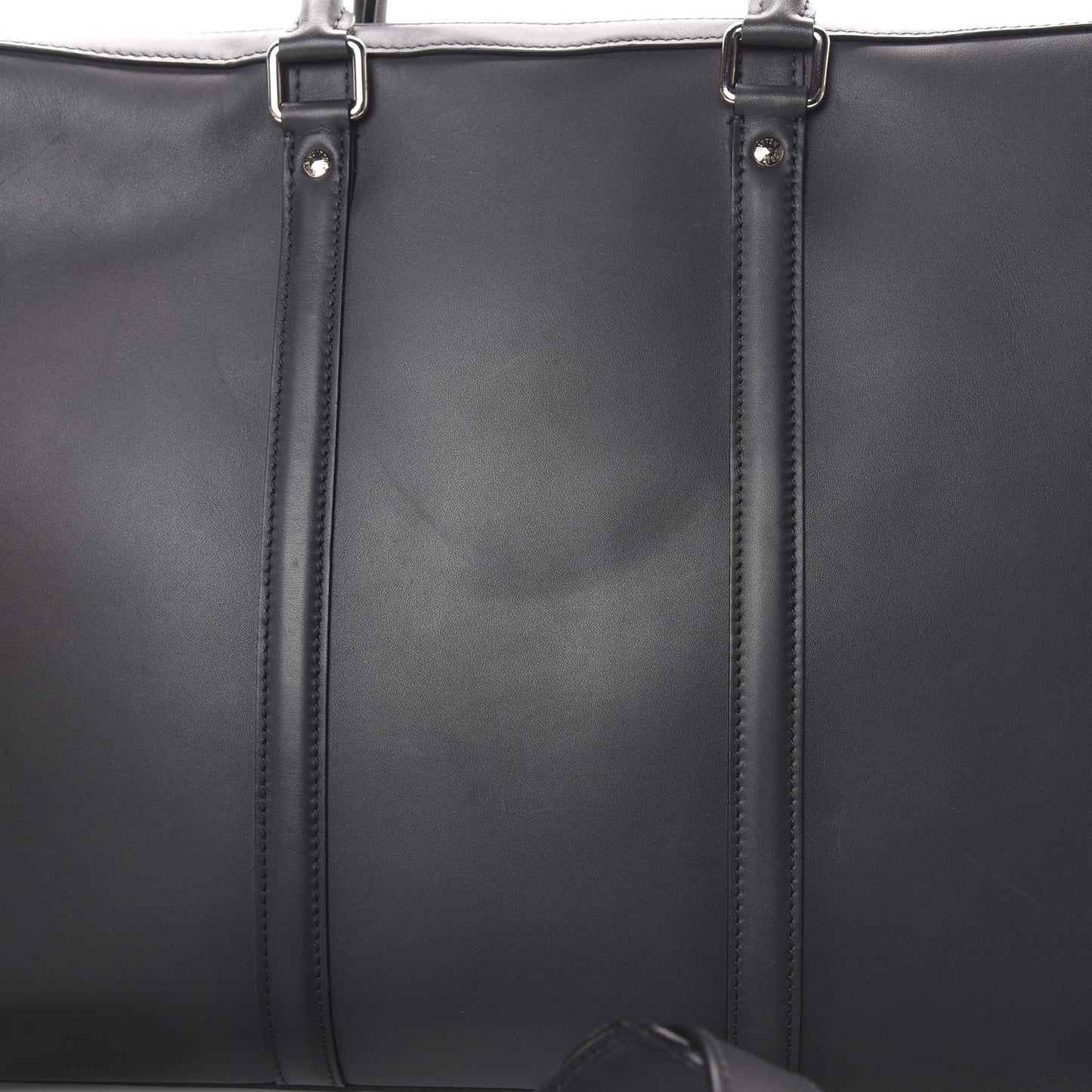 Cuir Ombre Porte-Documents Voyage Bandouliere Anthracite