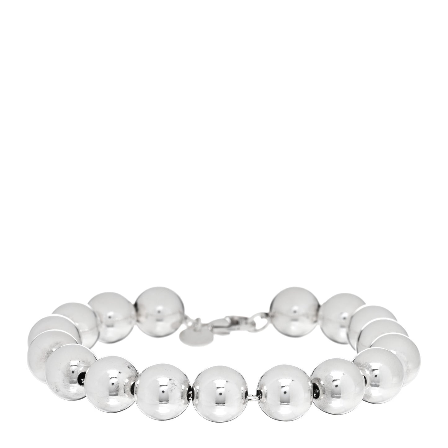 Sterling Silver 10mm Hardwear Ball Bracelet