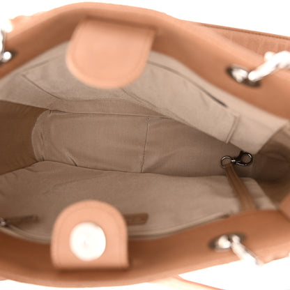 Chanel Caviar Quilted Petit Shopping Tote PST Dark Beige 5 of 11