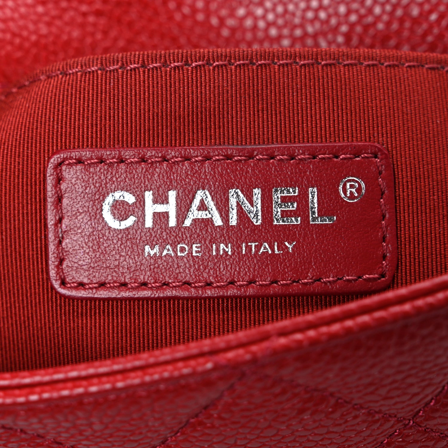 Chanel Caviar Quilted Mini Incognito Square Flap Red 6 of 10