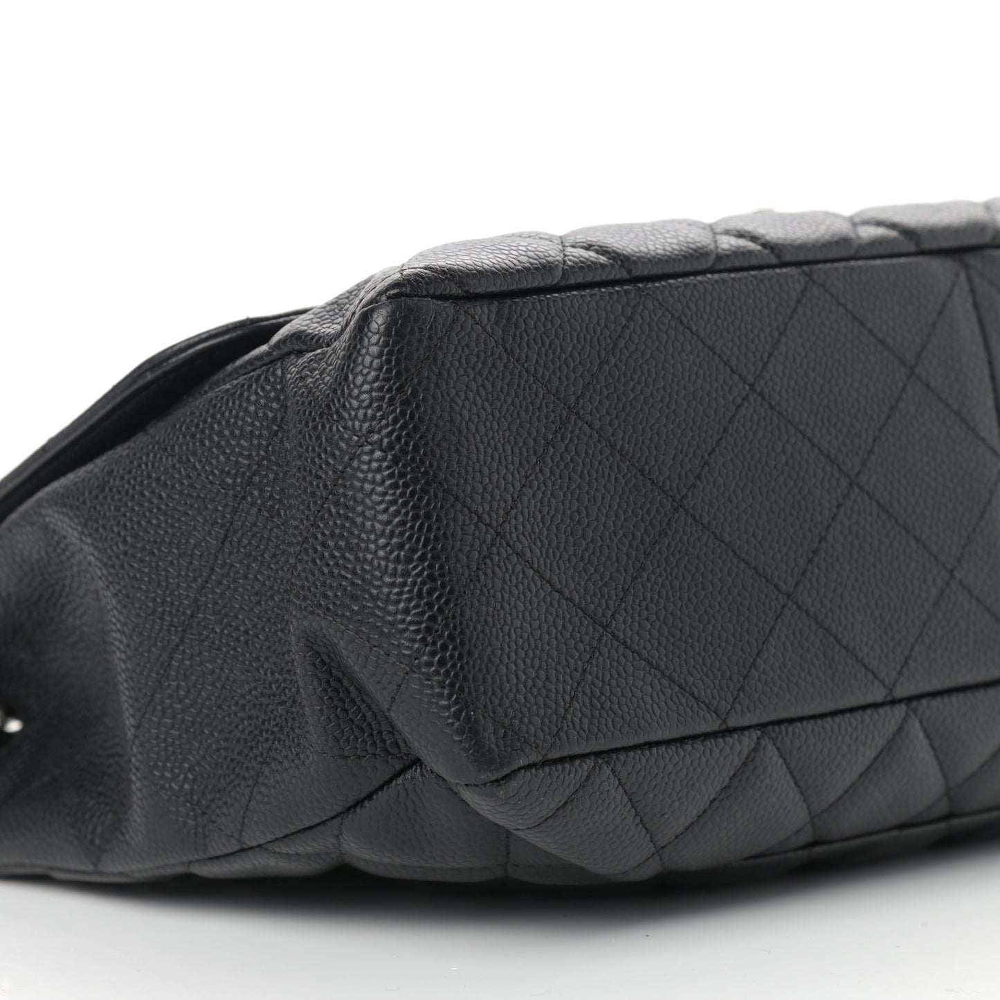 Caviar Quilted Jumbo Single Flap Black