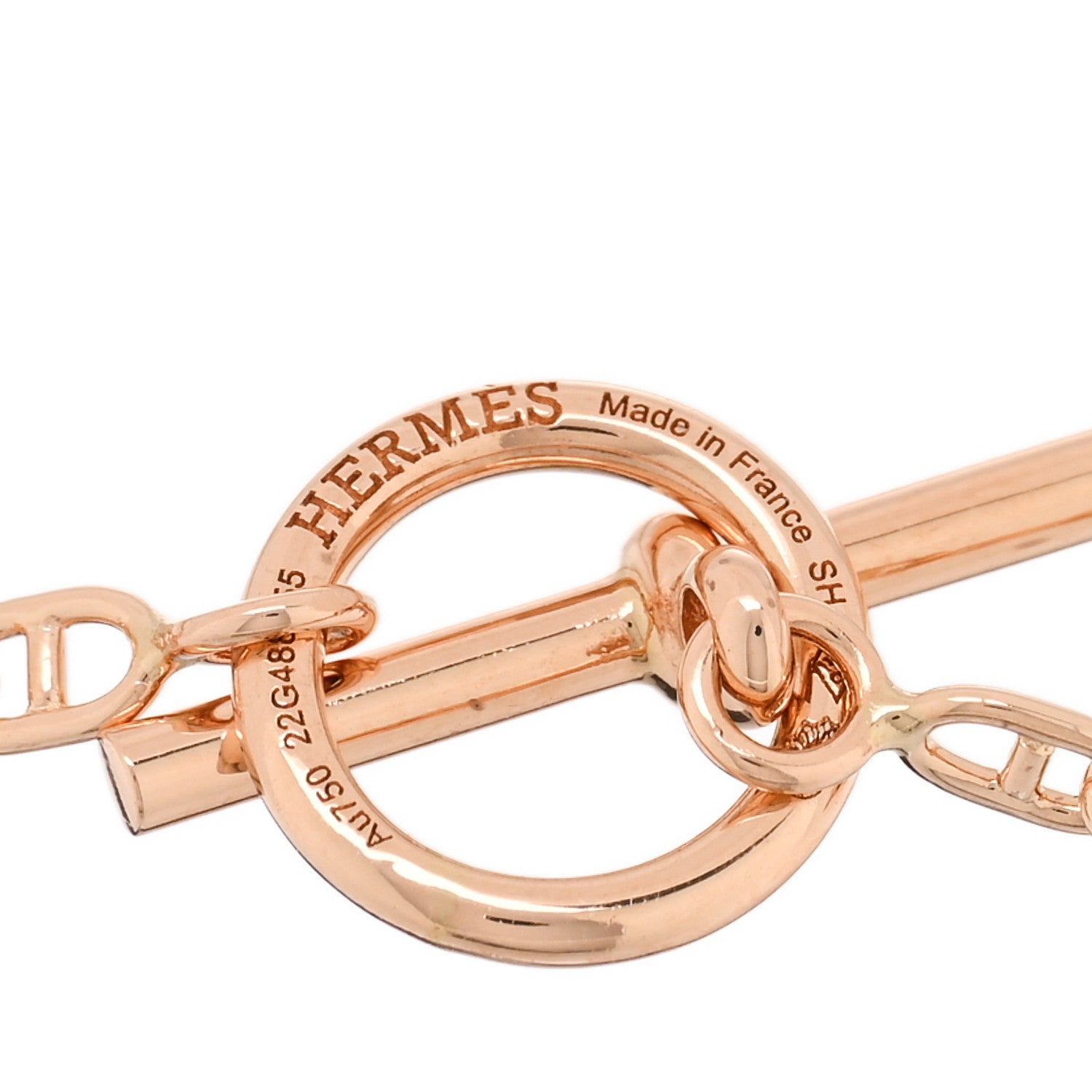 Hermes 18K Rose Gold TPM Farandole Bracelet SH 3 of 4