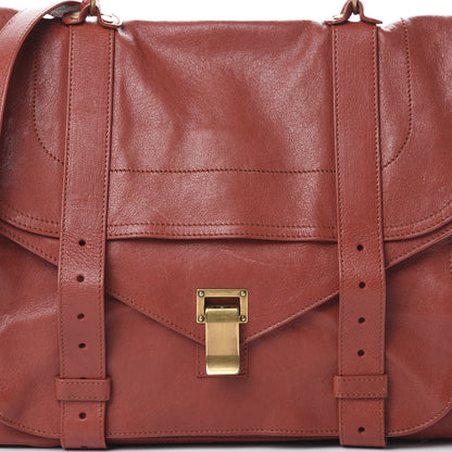 Proenza Schouler Lambskin PS1 Extra Large Satchel Mandarin Red 8 of 16