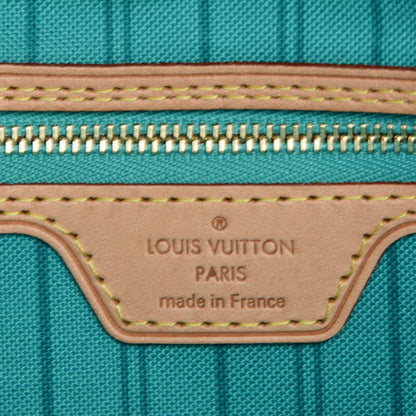 Louis Vuitton Monogram V Neverfull MM Turquoise 8 of 14